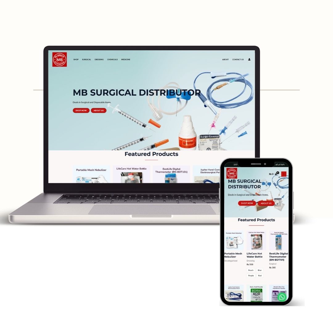 Web Project - MB Surgicals